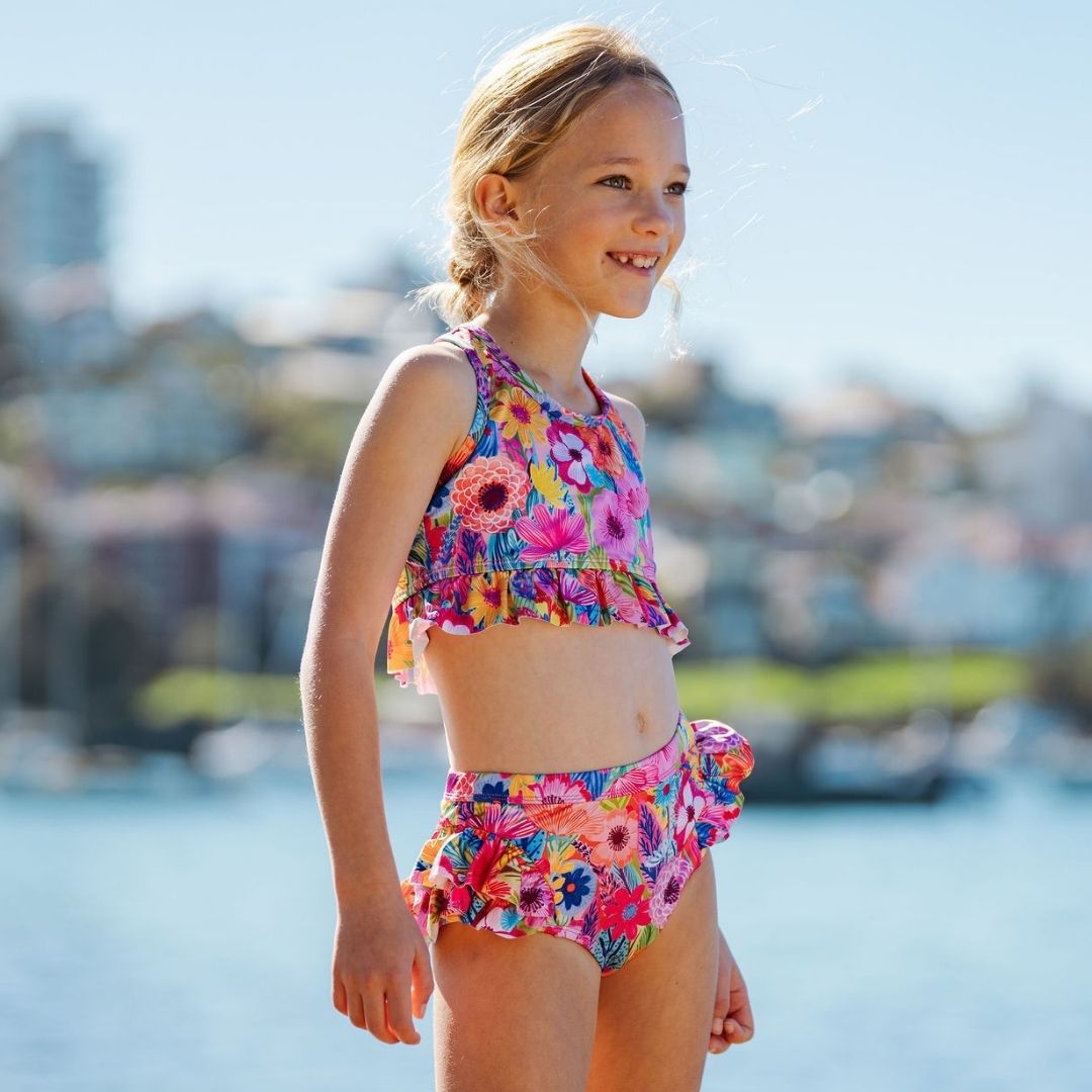 The Cleo High Waisted Pants - Bloom