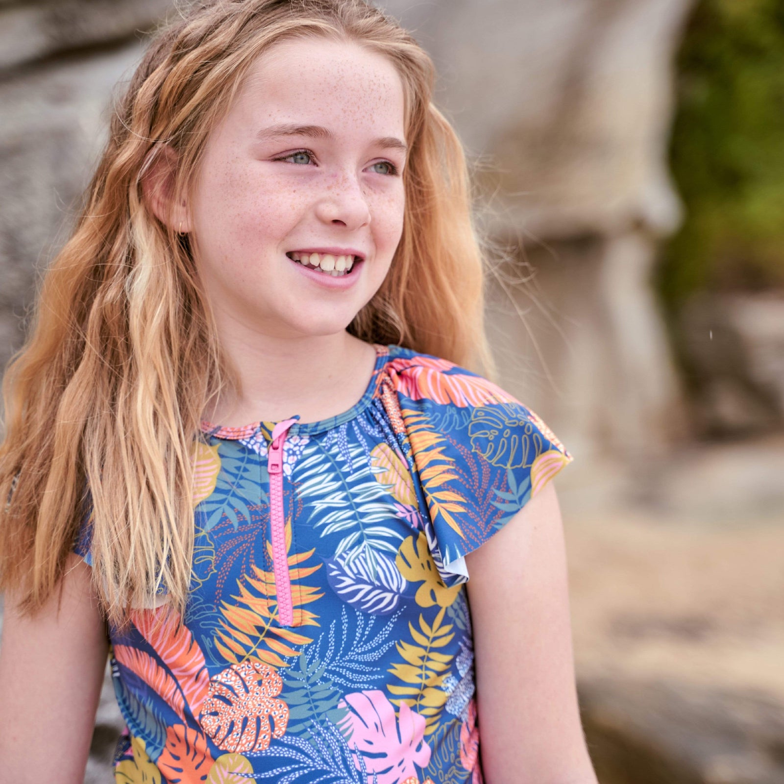 OCEANTALES The Olivia rashie - Palm Beach