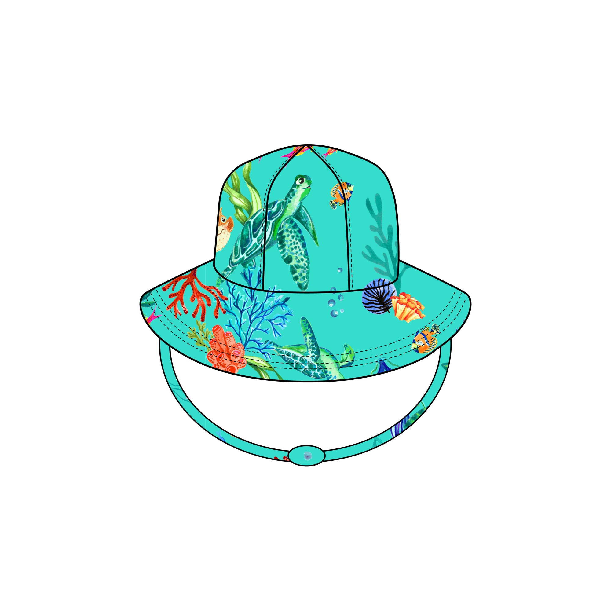 Surf hat - Turtle Reef Seafoam