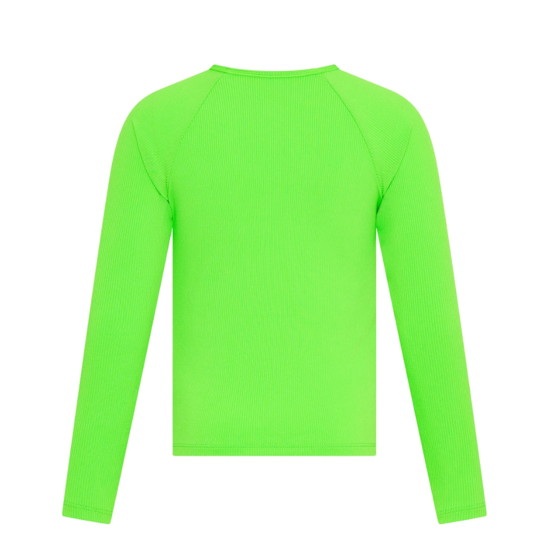 The Finn rashie - Lime (Rib)