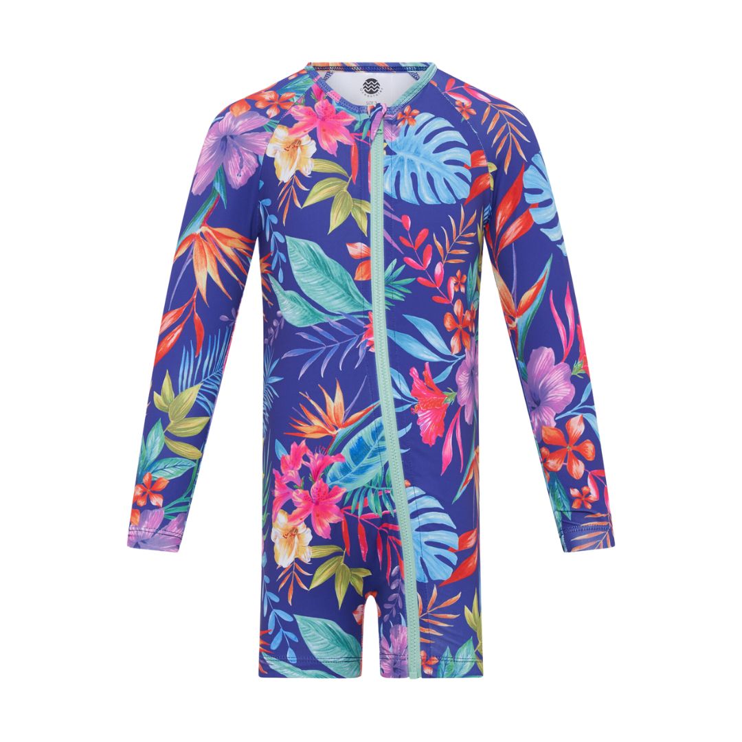 tropical print max one piece swimsuit